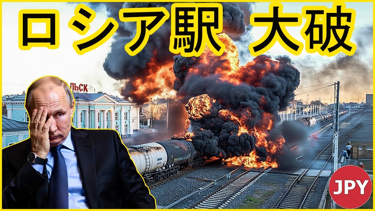 ウクライナ無人機がロシア鉄道駅を奇襲攻撃 | JPY 軍隊