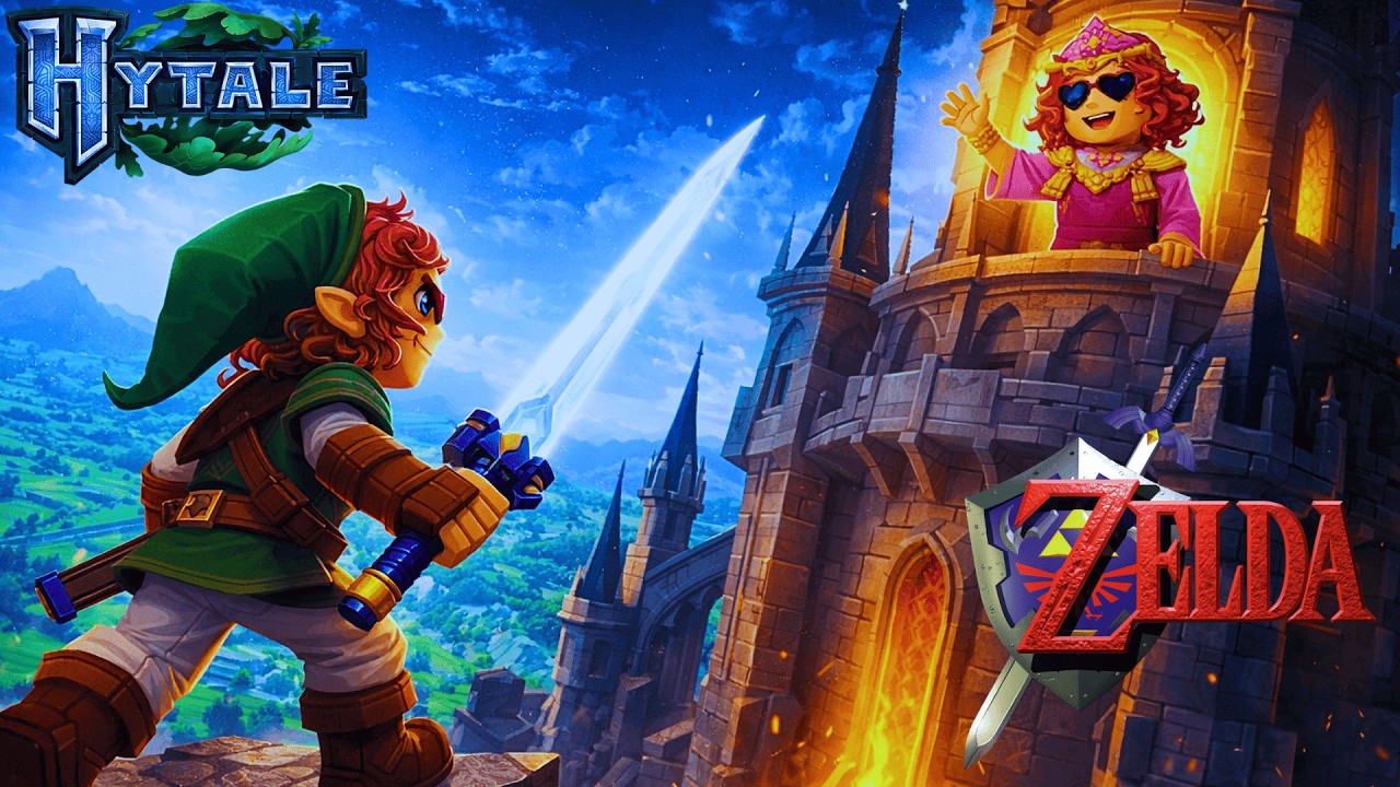LINK DO ZELDA NO HYTALE! ISSO É REAL!