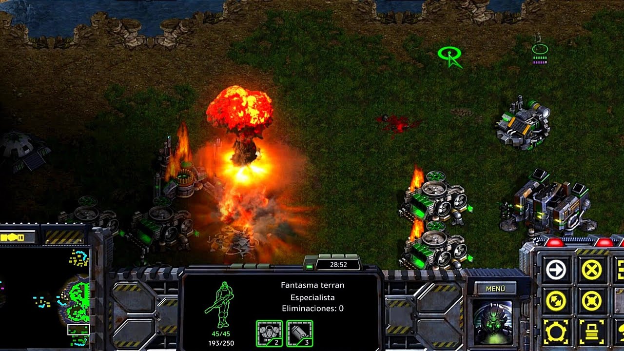 Starcraft Remastered Terran VS 7 AI -  Español Latino