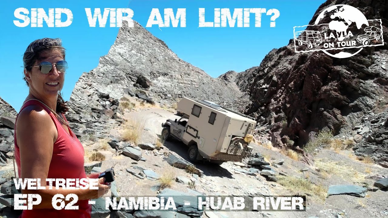 SPEKTAKULÄRE FAHRT IM DAMARALAND! Der Huab River in Namibia! Weltreise im Expeditionsmobil EP62