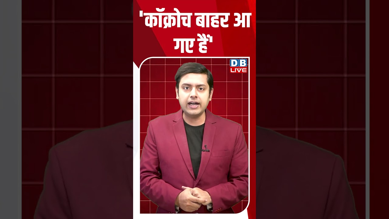 'कॉक्रोच बाहर आ गए हैं' #breakingnews #latestnews #shortsvideo #news #dblive