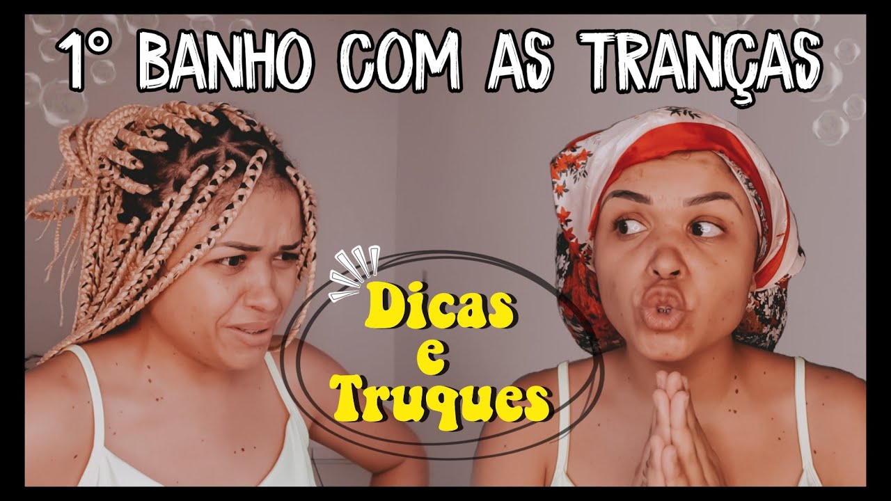 1° BANHO depois de TRANÇADA *VEM VER* #QuarentenaDoCeu