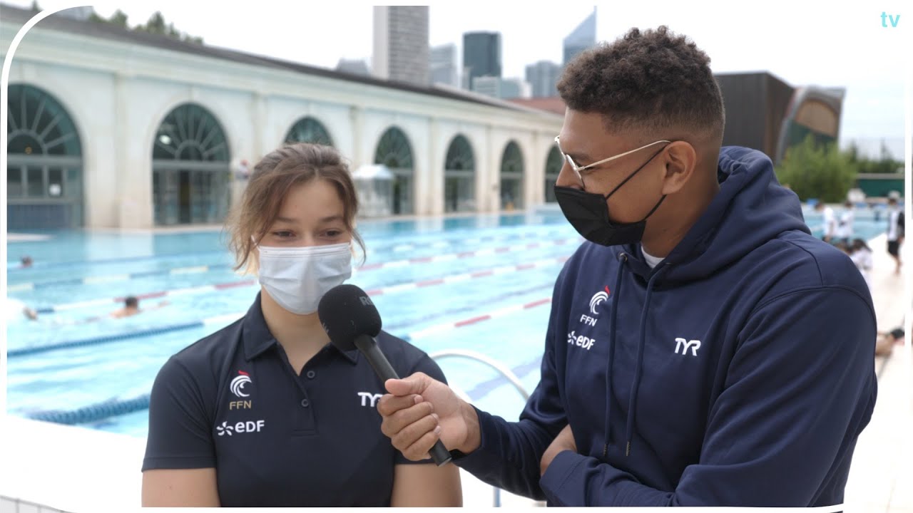 L'équipe de France de Natation prépare ses JO à Puteaux