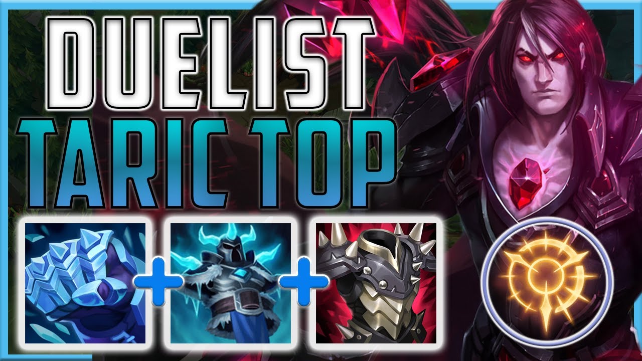 TARIC BECAME MY FAVOURITE OFF-META TOP LANER AND IS AN INSANE DUELIST!! - Taric Top | Season 13 LoL
