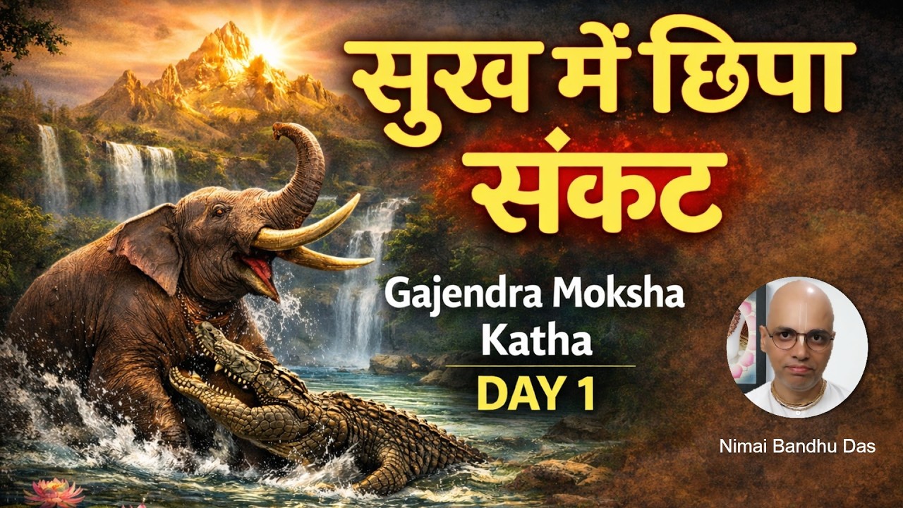 गजेन्द्र मोक्ष कथा | Day 1 | सुख में क्यों भूल जाता है मनुष्य भगवान को?