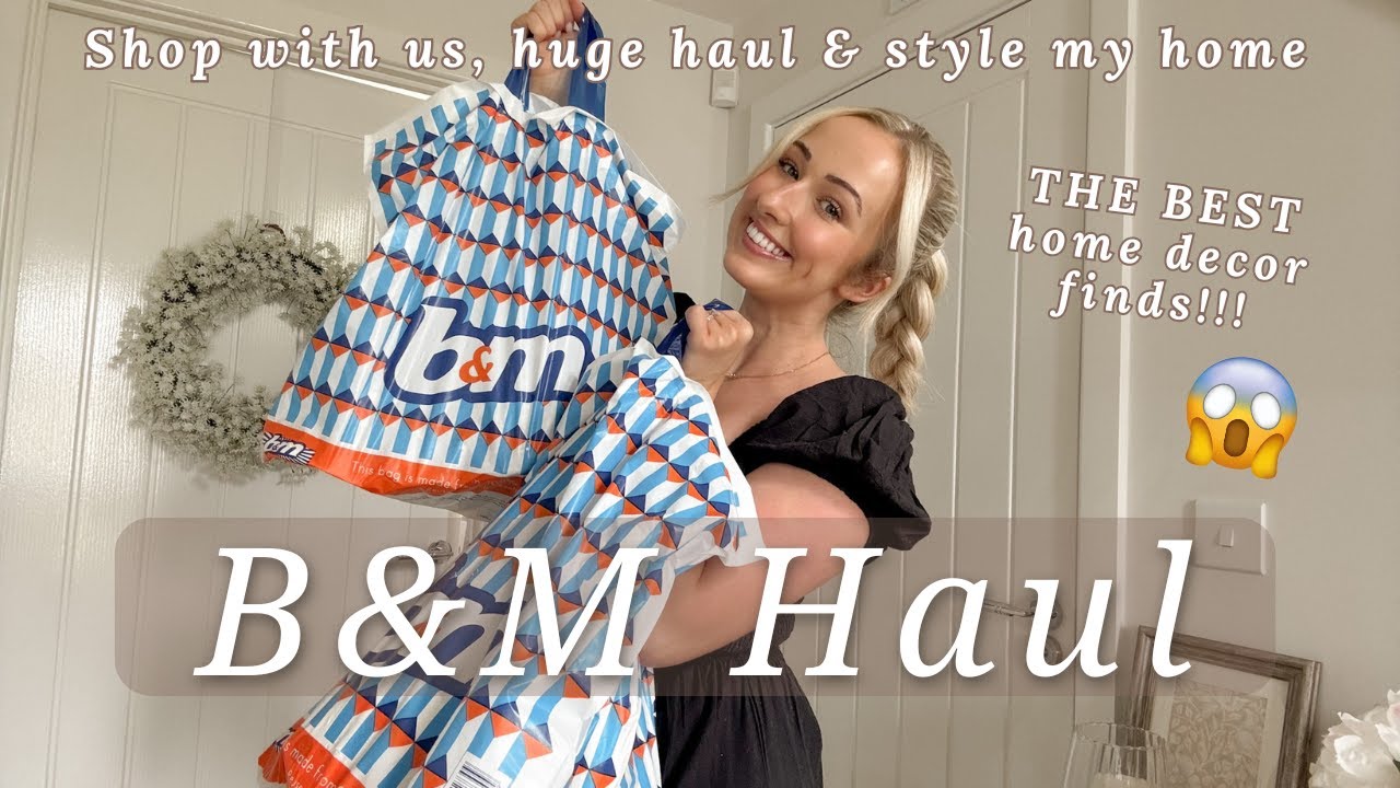 HUGE B&M SHOP & HAUL! NEW IN 2025! Dupes | Look for Less | Styling my new build | Table scape