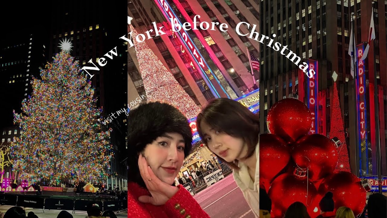 /vlog/ new york trước giáng sinh 🎄 thăm chị gái từ việt nam sang💃💞