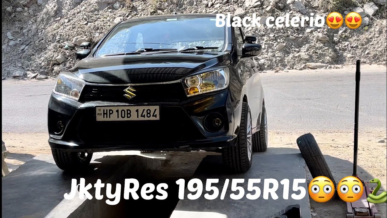 celerio 15inch 🖤Tyres upgrade #modified #celerio #tranding #himachal #black