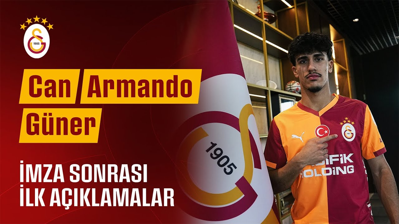 🎙 Yeni transferimiz Can Armando Güner’in imza töreni sonrası ilk açıklamaları 