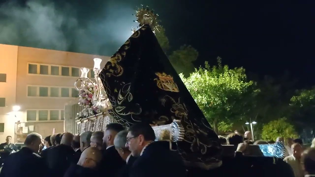 Llegada a la Basílica de Santa María, Ntra. Sra. Virgen de Linarejos. Linares (Jaén)2024