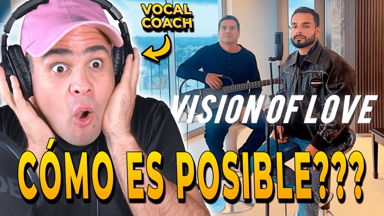 INCREÍBLE VERSIÓN DE GABRIEL HENRIQUE | VISION OF LOVE | VOCAL COACH - Reaction & Analysis