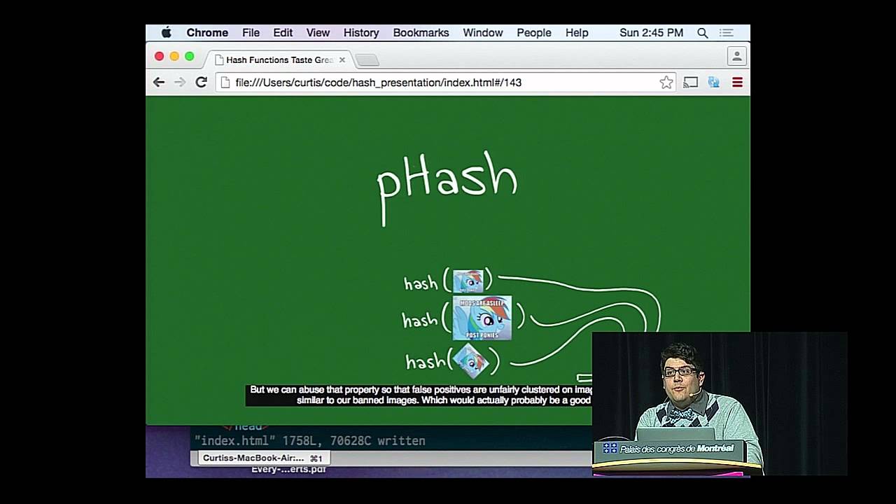 Кертис Лассам — Хэш-функции и вы: партнёры по свободе — PyCon 2015