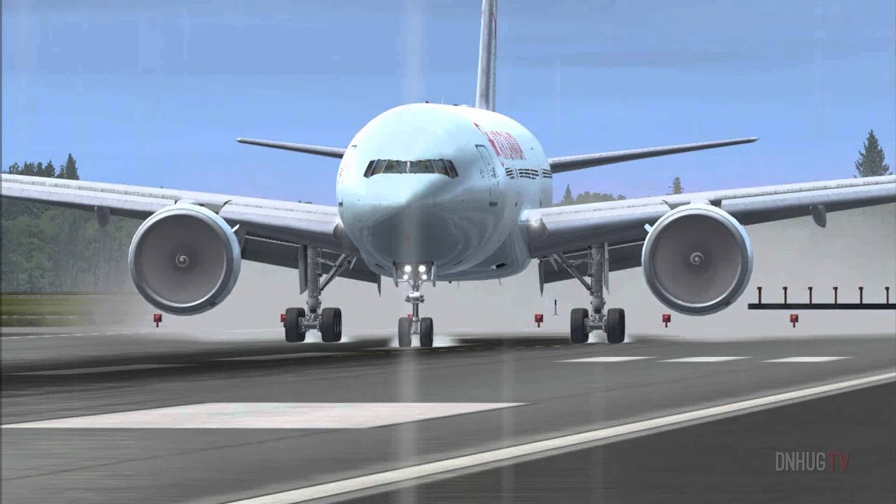 777 Immersion Air Canada Takeoff  : BEST FSX EFFECTS