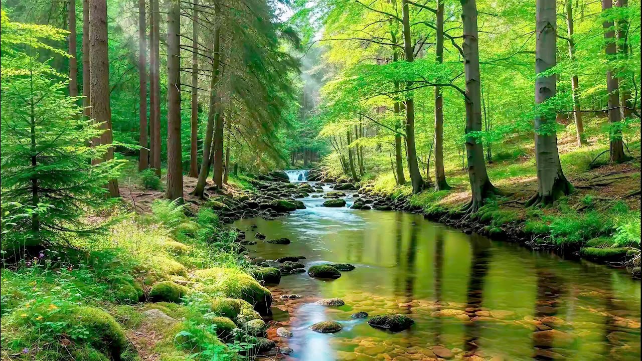 River Sound for Deep Sleep White Noise Flow with Forest Sound for Stress and Relaxation