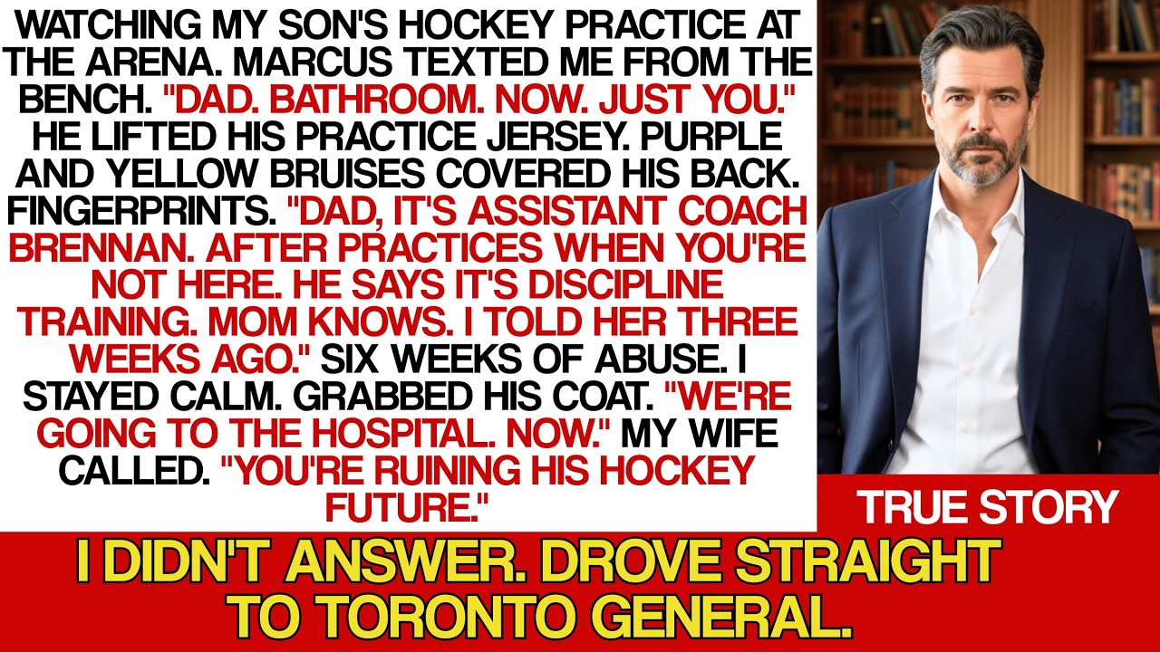 Son Texted Me During Hockey Practice. 