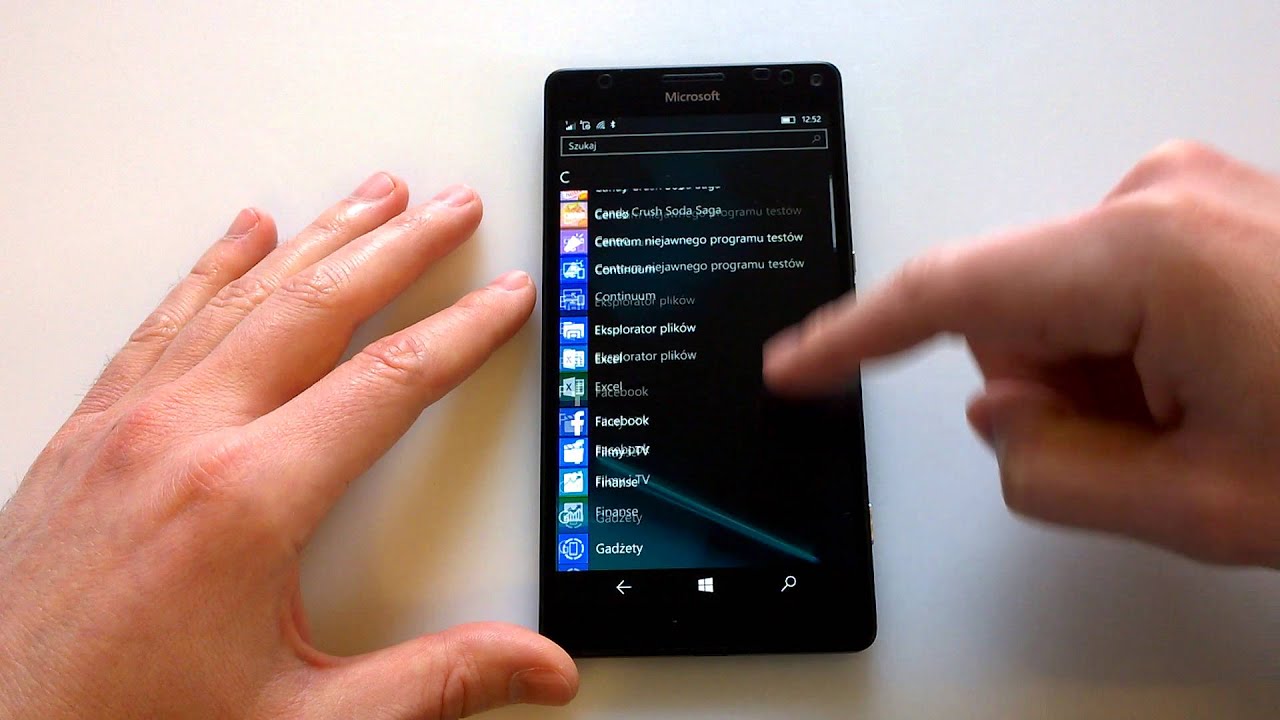 Windows 10 Mobile Build 14283 Redstone na telefonie Lumia 950 XL