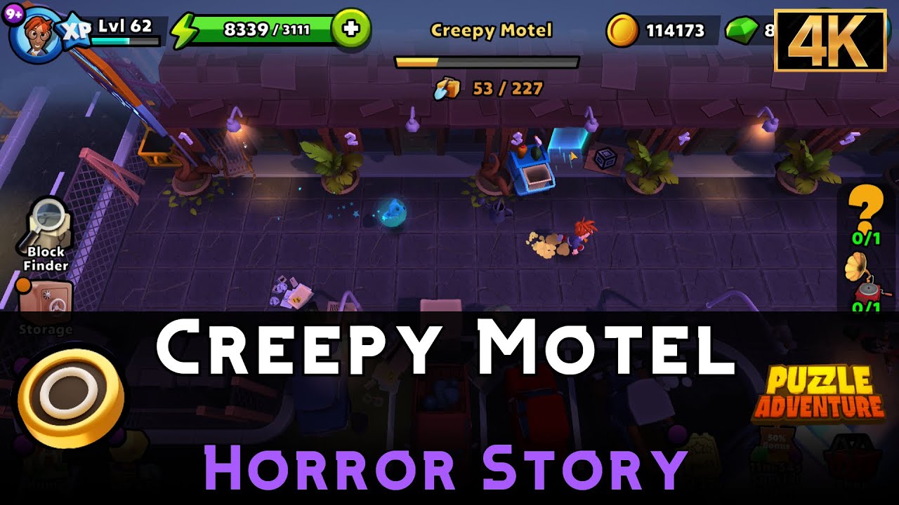 Creepy Motel | Horror Story 2023 #1 | Puzzle Adventure