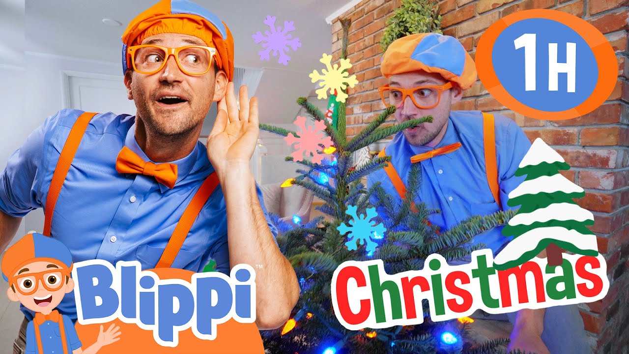 Celebrate Christmas with Blippi 🎁✨ | 1 Hour Holiday Special | Moonbug Kids - Fun Stories and Colors