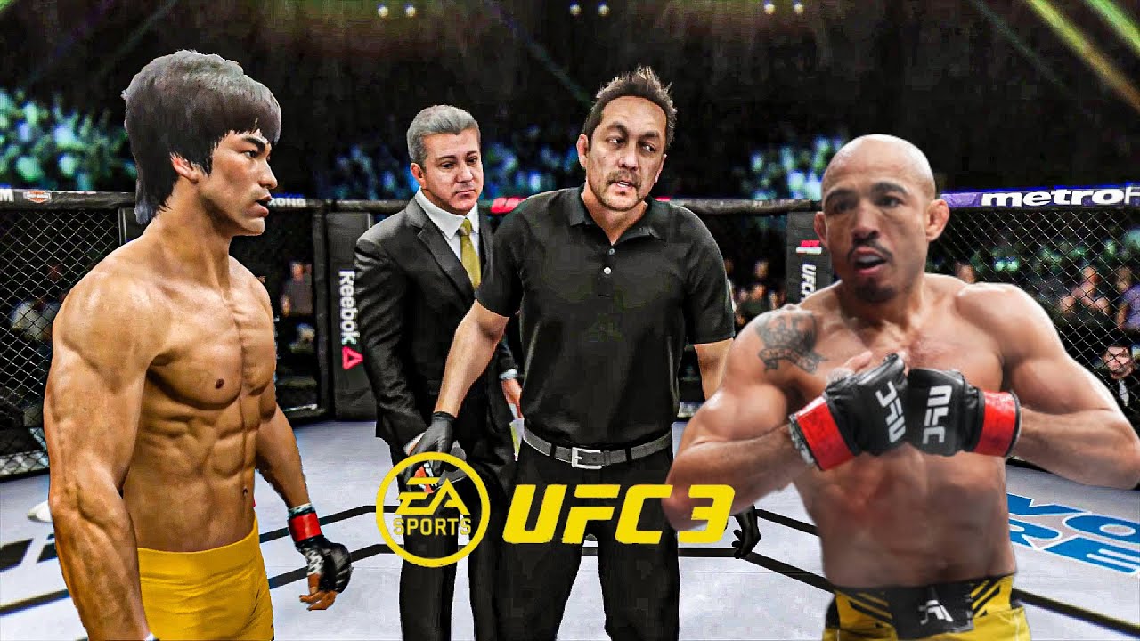 Bruce Lee vs Jose Aldo   EA Sports UFC 3   Epic Fight 🔥🐲