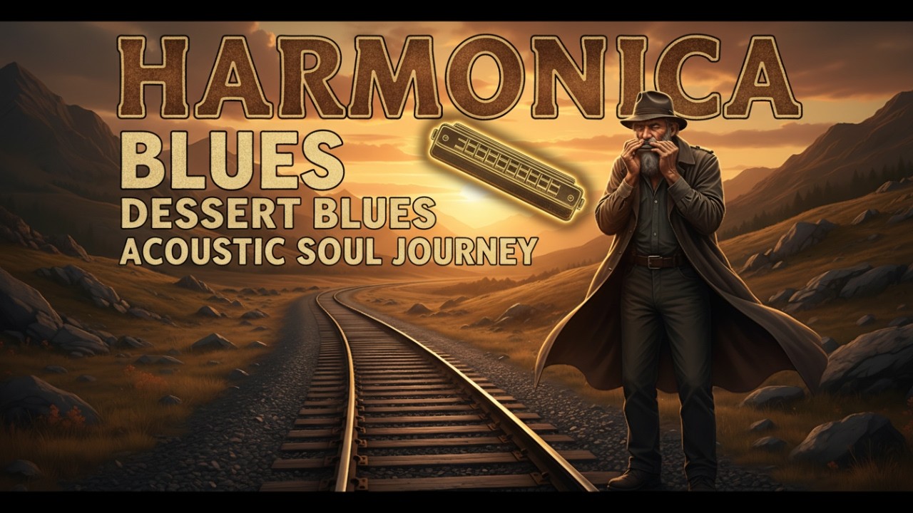 Harmonica Desert Blues | Acoustic Soul Journey – Deep Instrumental Blues