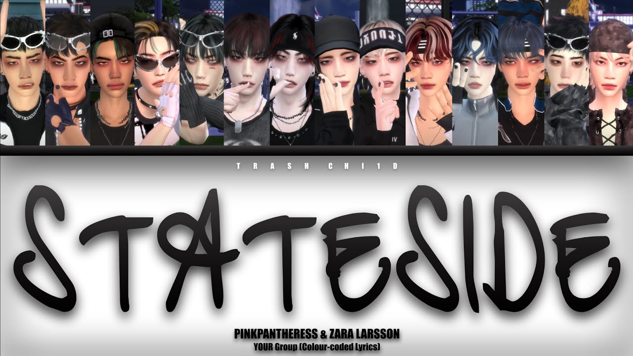 PinkPantheress & Zara Larsson - Stateside - YOUR group (Colour-coded Lyrics)