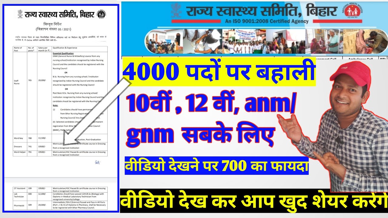government jobs in bihar 2021| latest jobs in bihar | bihar new vacancy 2021| bihar upcoming vacancy
