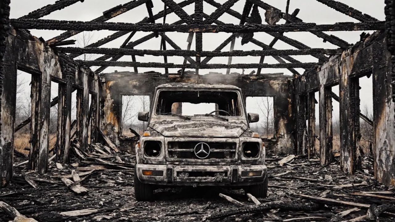Burnt Mercedes G-Class 1985 Reborn New