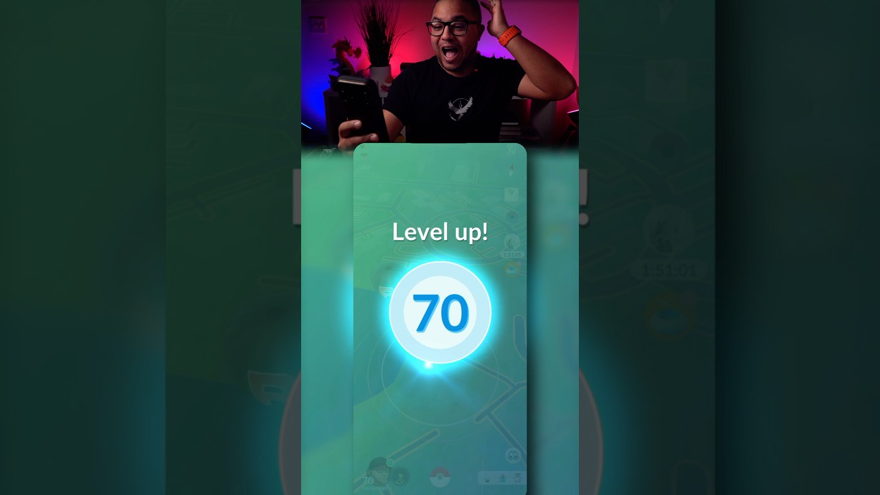 Награды за 70-й уровень в Pok&eacute;mon GO просто невероятные 🎉 #pokemongo #shorts