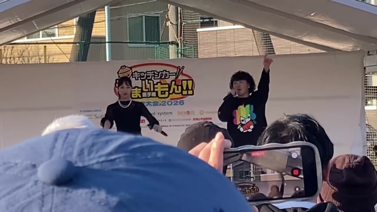 地元イベントに軟式globe(パーク・マンサー＆初代KOIKE)と本家globeマーク・パンサーがやって来た！【キッチンカーうまいもん!!選手権in東大宮(さいたま市/2026.2.21)】