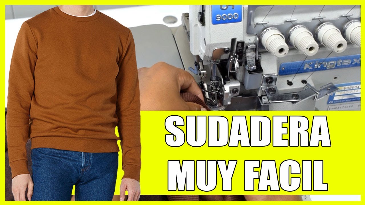SUDADERA POLERA CUELLO REDONDO UNISEX FACIL/Tips De Confección