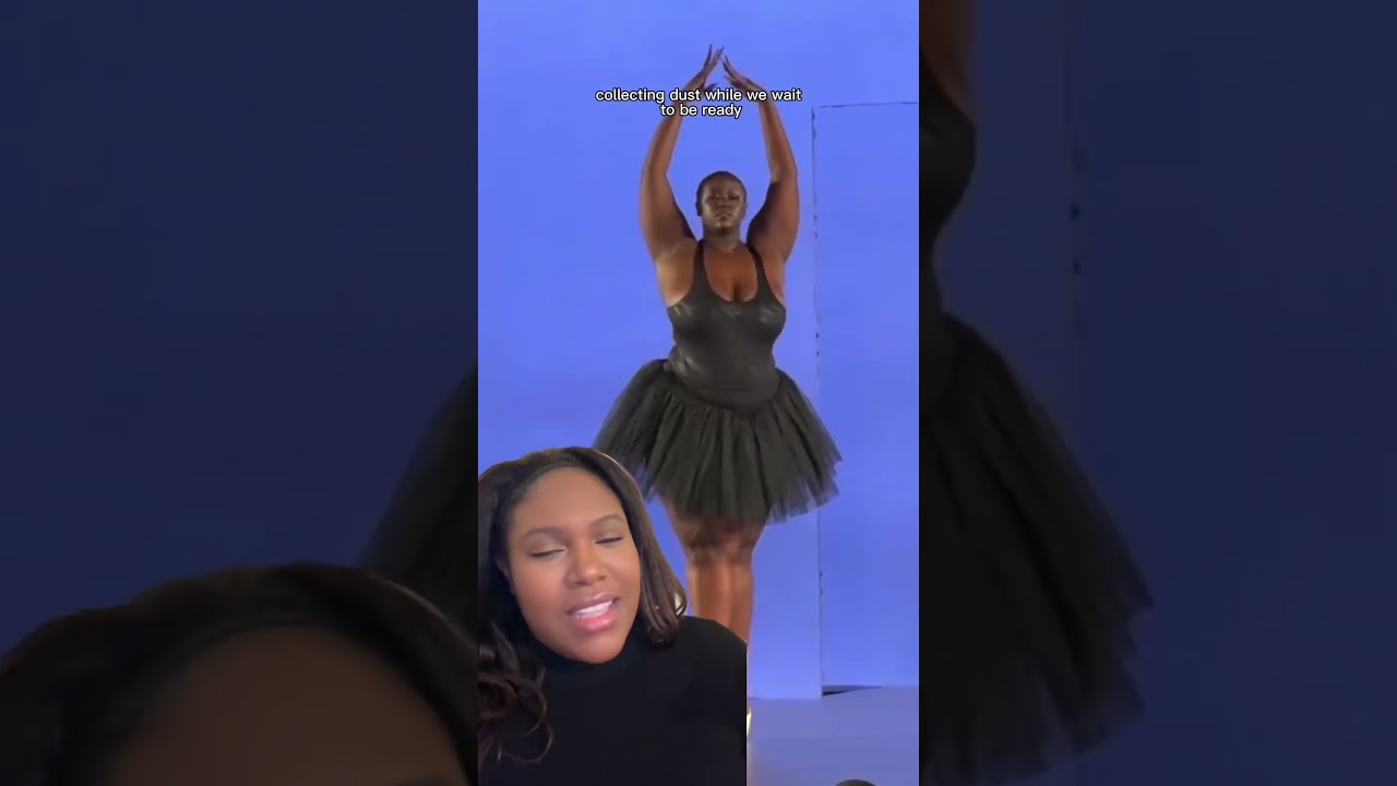 Plus size ballerina at NYFW #plussize #midsize #nyfw