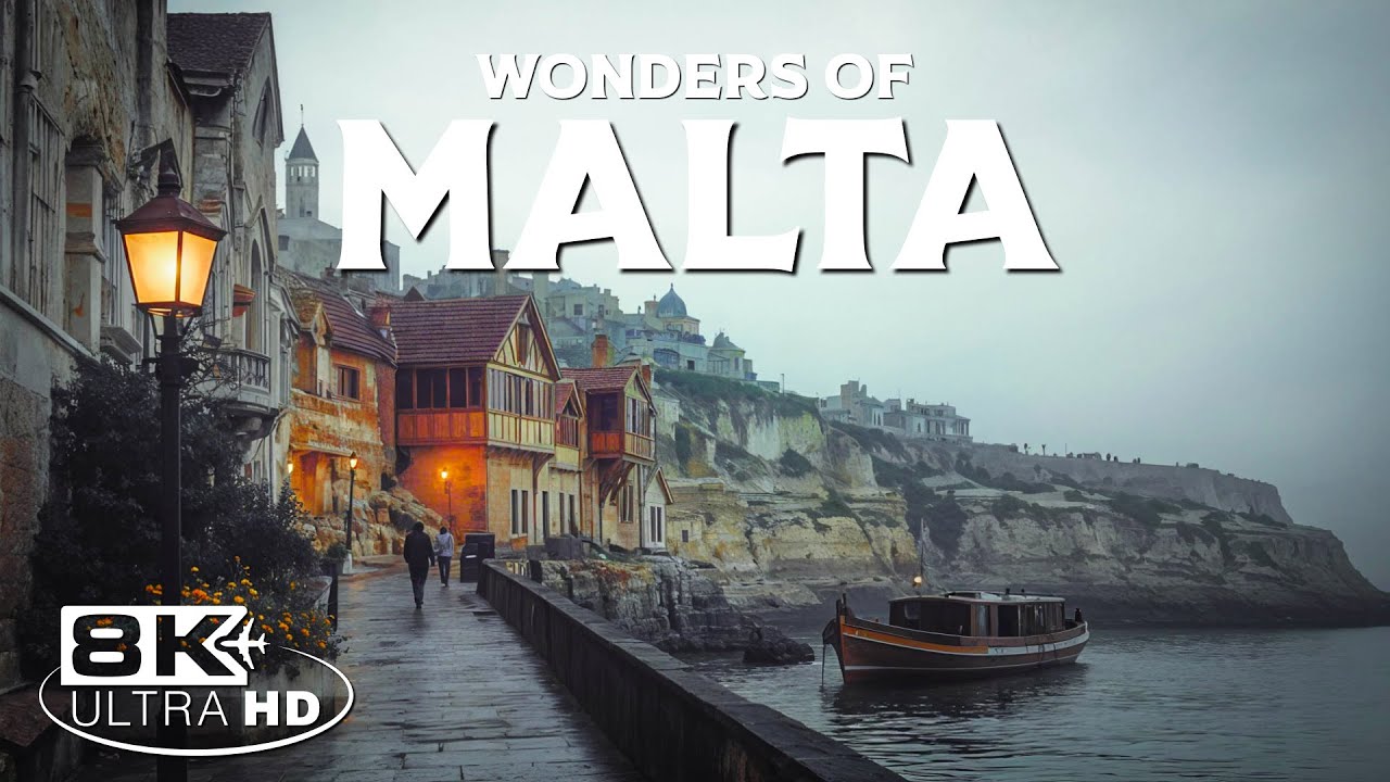 Wonders of Malta | The Best Places of Ancient Charm and Scenic Coastlines | Travel Video 8K UHD