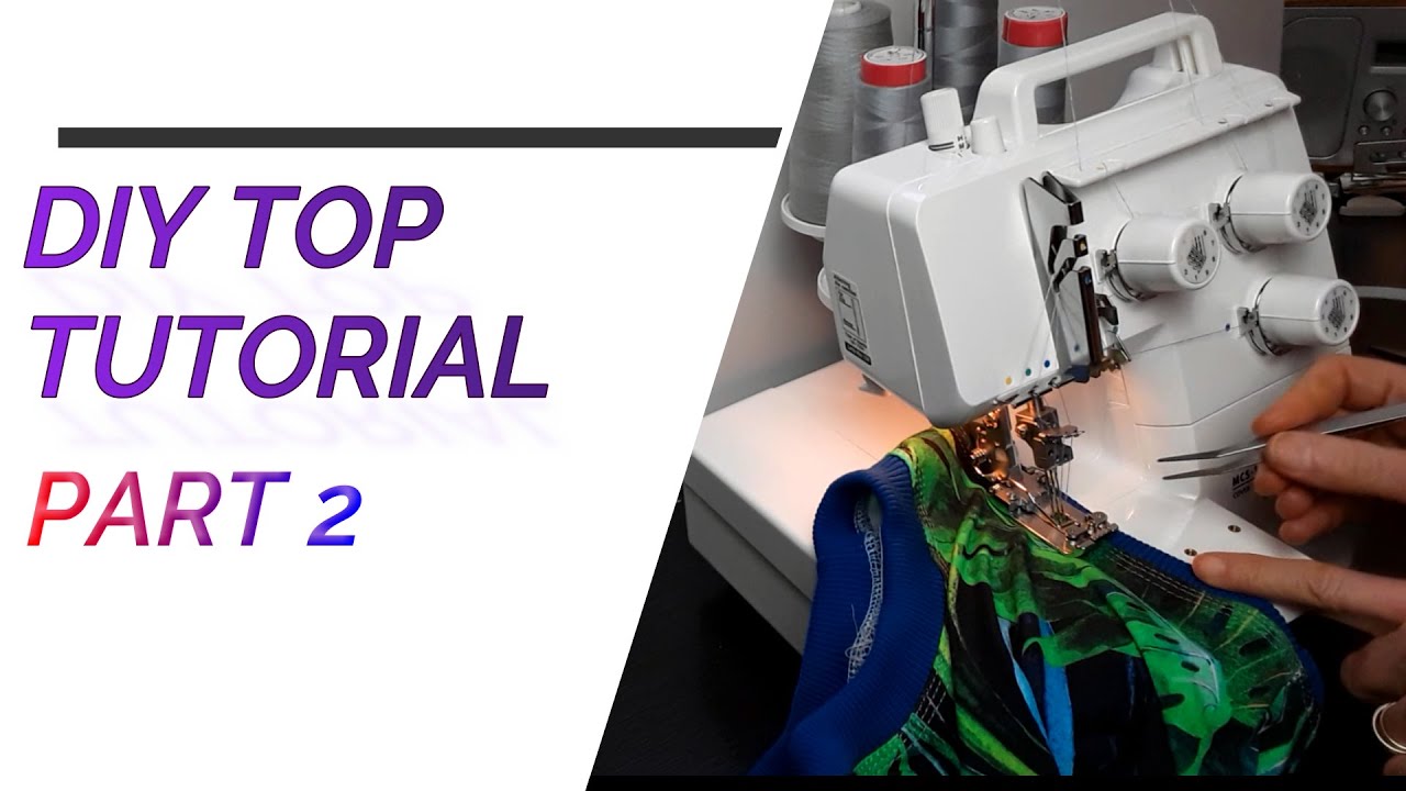 How to Coverstitch Neckbands & Armholes -Juki MCS1500. How to Sew a Vest -part 2