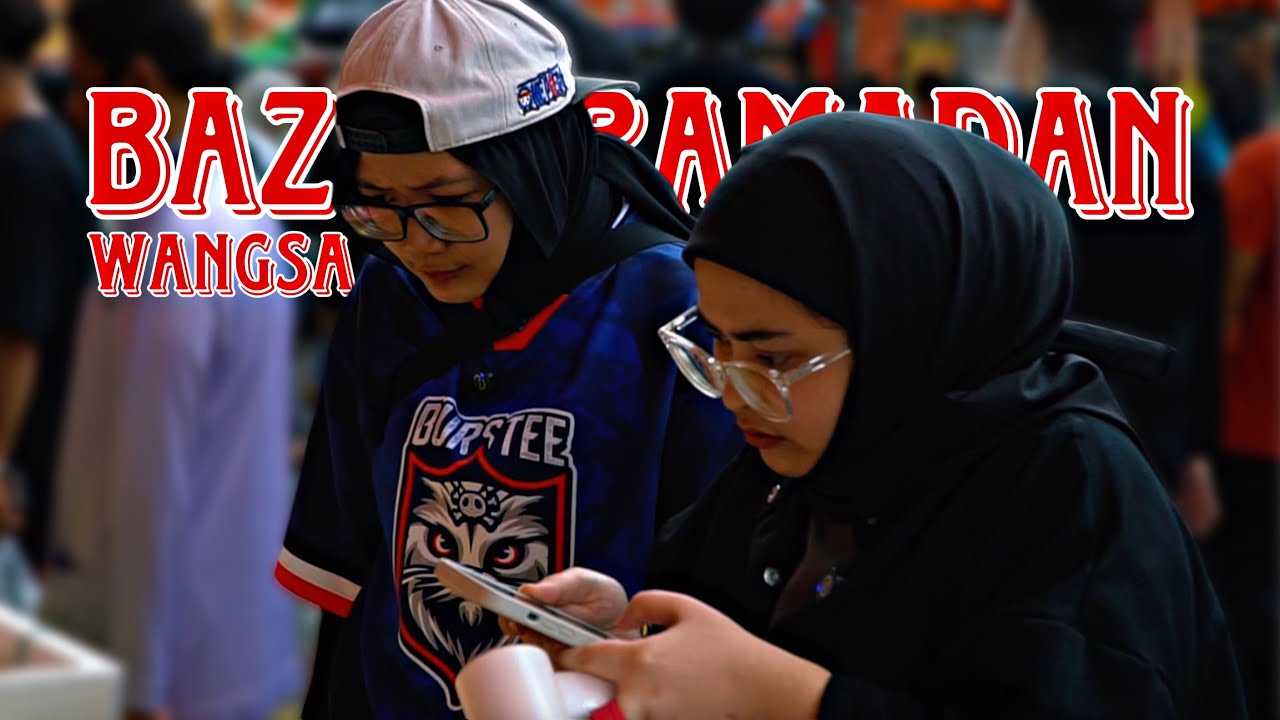 Berbuka di tasik lepas ke BAZAR RAMADAN WANGSA MAJU