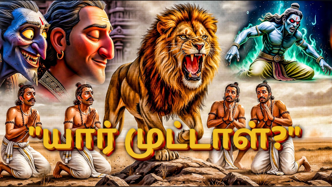 உயிர்பெற்ற சிங்கம்! ஆபத்தான வித்தை 🦁 | Vikramadithan vedhalam Kathai