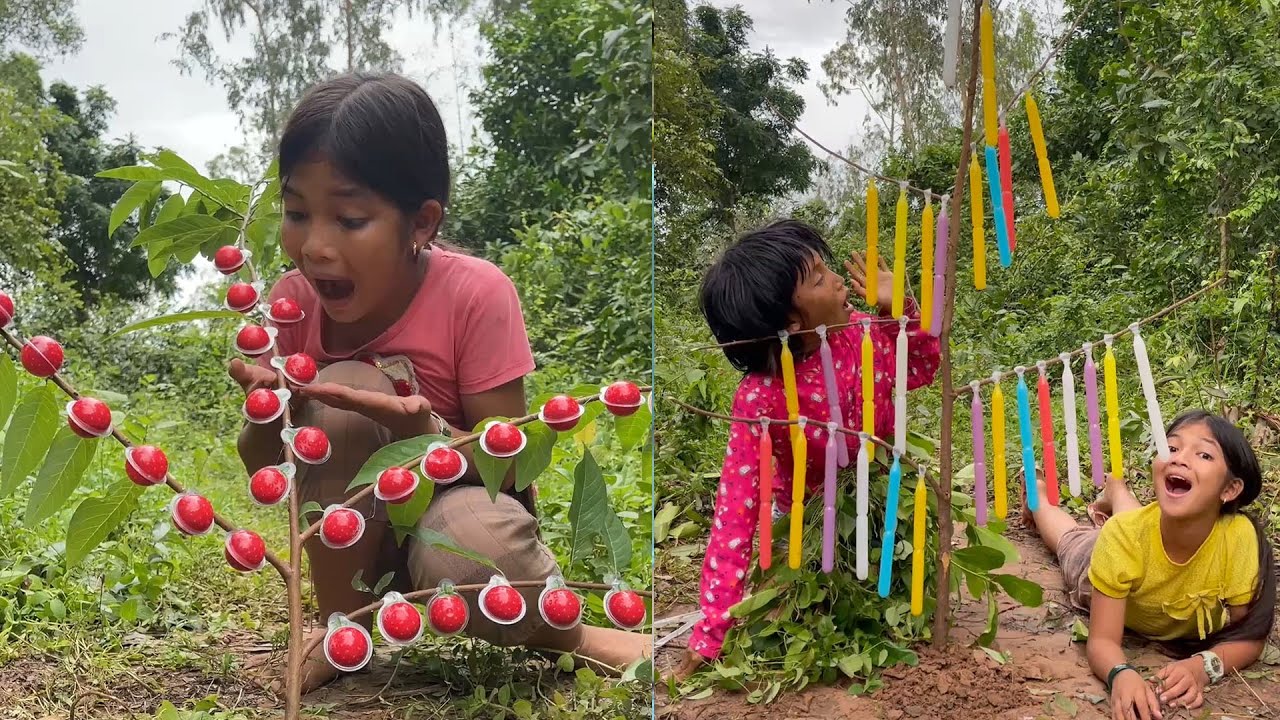 Part 25 Survival Skills SMART Ideas and USEFUL in Forest With Single Mom  Jungle Life