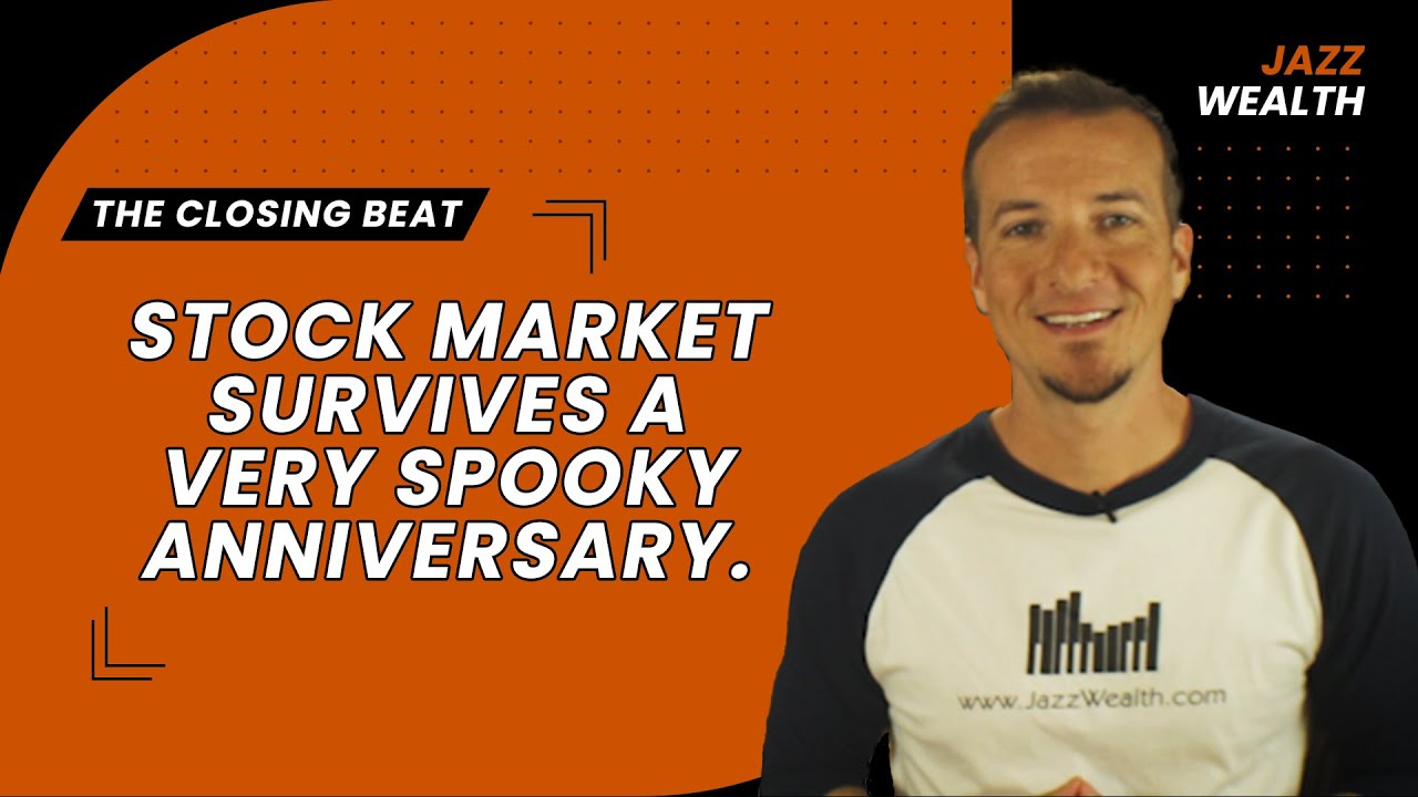 Stock market survives a very spooky anniversary. | The Closing Beat.