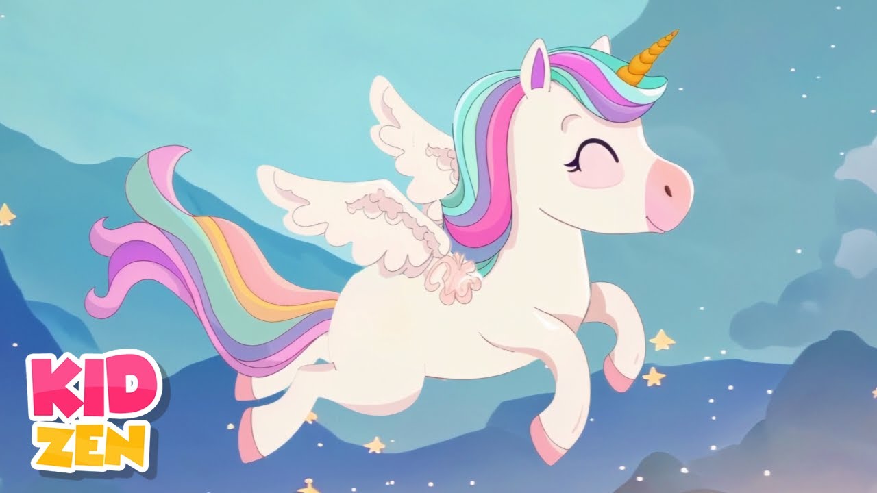 Relaxing Baby Sleep Music: The Unicorn Tale 🦄 12 Hours of Piano Music for Kids