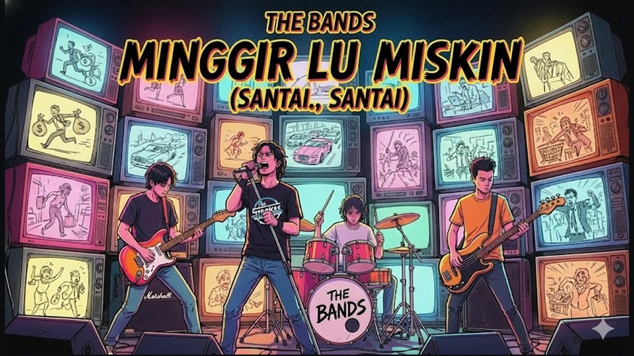 The Bands - Minggir Lu Miskin (Santai... Santai) [Official Music Video] | @IShowSpeed