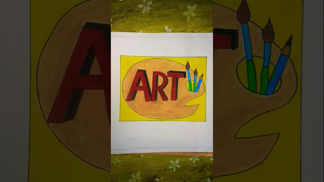 Letter Drawing ART 🎨 🖌 #painting #art #drawing #popular #viral #artist  #artfusion