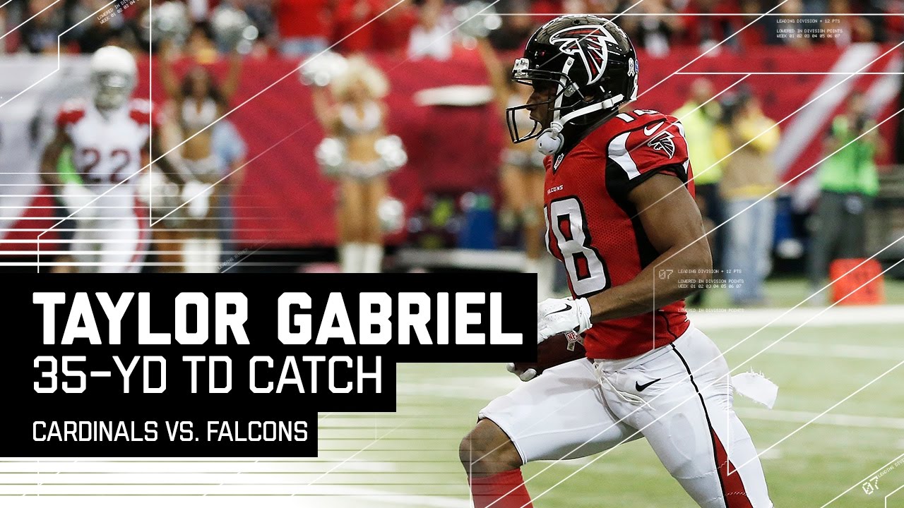 Taylor Gabriel Sprints & Weaves Through Cardinals Defense for a TD! | Cardinals vs. Falcons | NFL