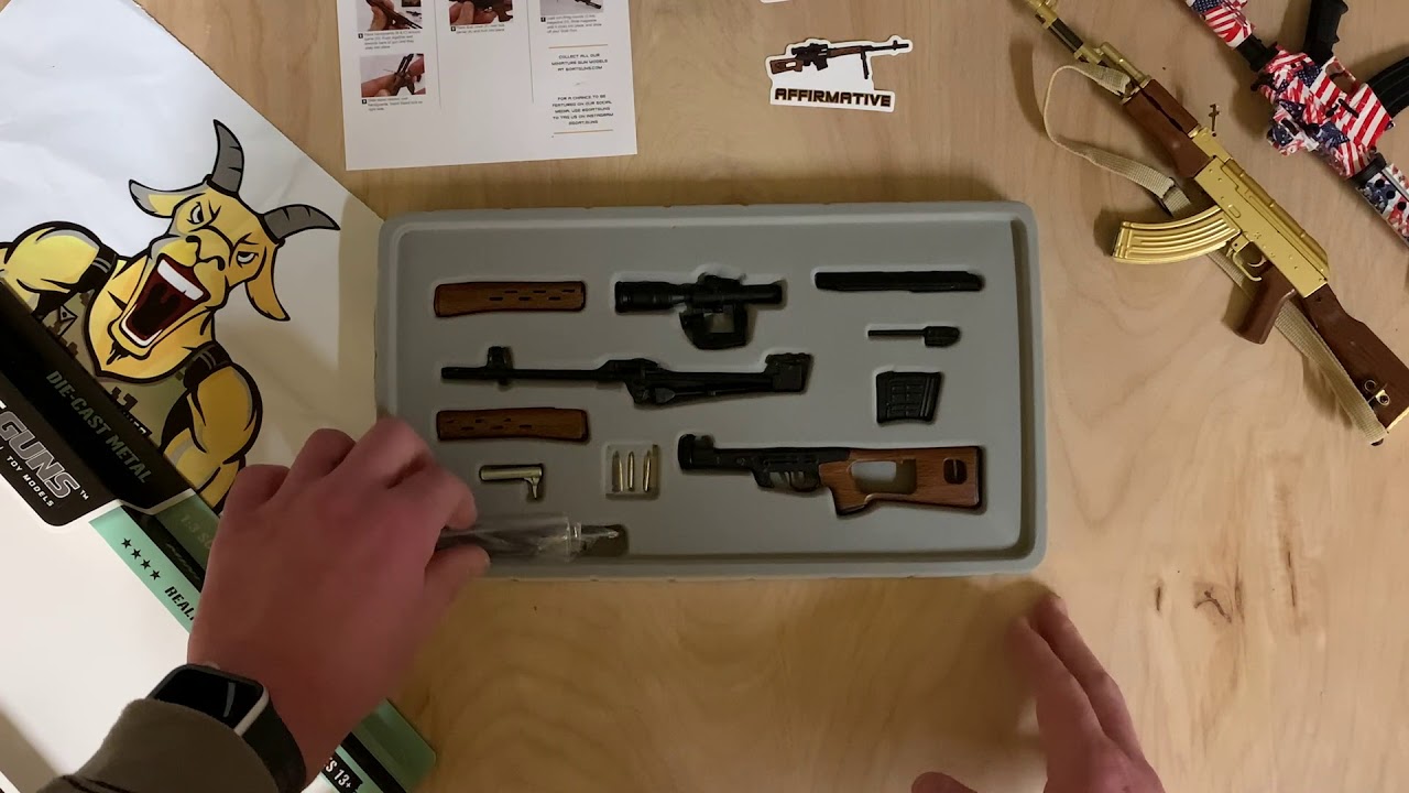 How To Assemble SVD Miniature GoatGuns Model
