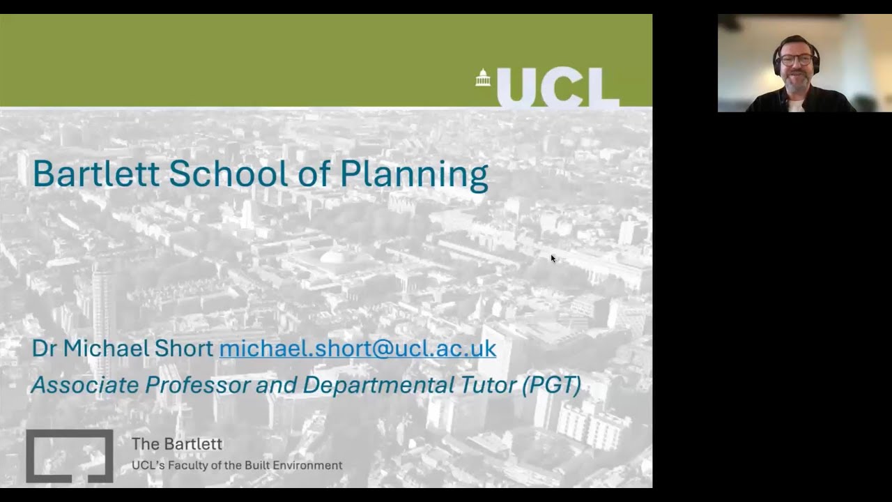 Master’s Degrees at The Bartlett School of Planning