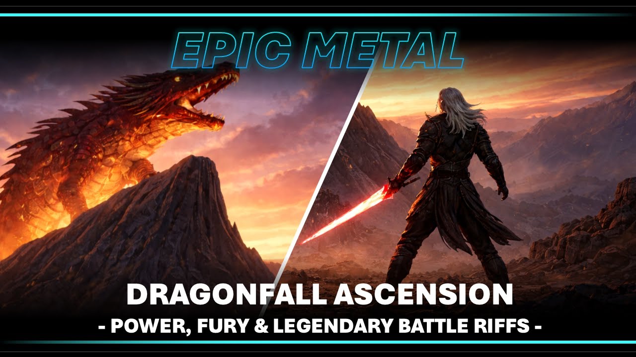 🔥 Epic Metal 🎸 Dragonfall Ascension - Power, Fury & Legendary Battle Riffs