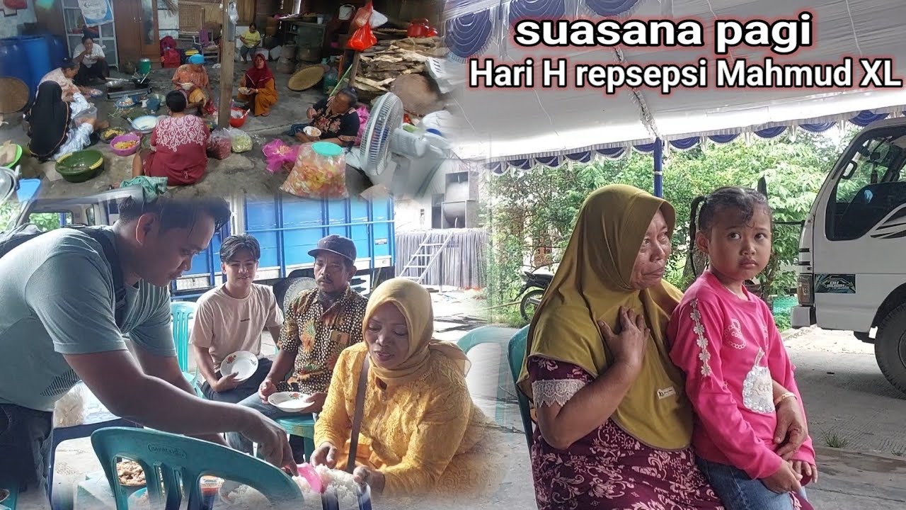 rame sekali - suasana pagi ⁉️ Hari H repsepsi mahmud XL