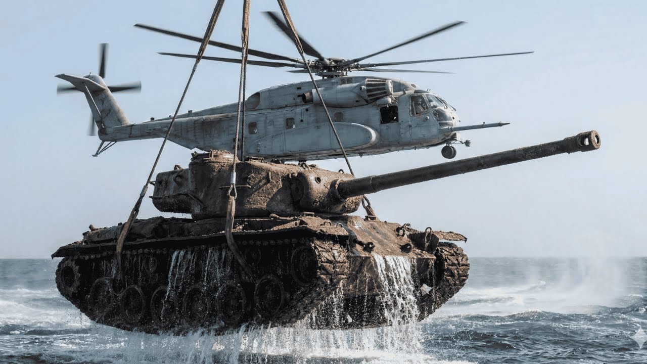 Restoring a tank buried deep beneath the sea for decades — and an UNEXPECTED ending