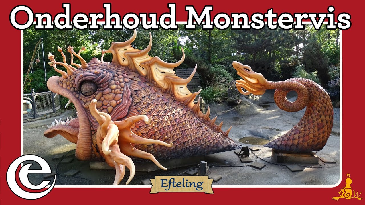 [#Efteling] Monstervis Pinokkio uit de steigers - Details nieuwe verflaag (okt 2021)