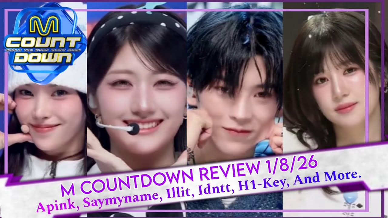 HONDA HITOMI IS VERY CUTE 🥰 | Mnet M Countdown Review 1/8/26