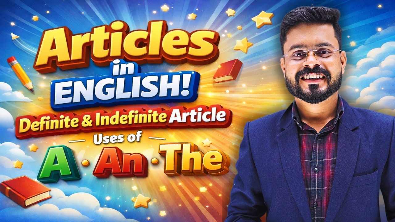 Day 9 | Articles in English Grammar - Definite & Indefinite Articles | English Speaking Practice
