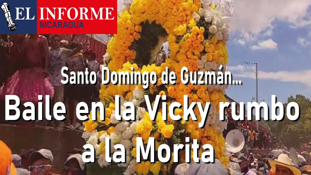 Paso de Santo Domingo de Guzmán por la Vicky camino a la Morita en Managua
